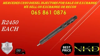 Mercedes C220 Delphi injectors for sale on exchange or recon