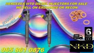 Vito diesel injectors for sale or reconditioning your own