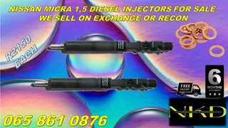 Nissan Micra  diesel injectors for sale on exchange or to recon