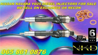 Nissan Navara YD25 injectors for sale on exchange