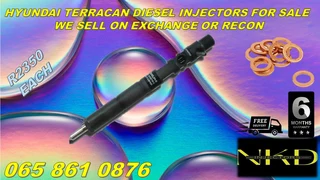 Hyundai Terracan diesel injectors for sale on exchange or to recon