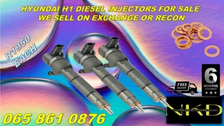 Hyundai H1 diesel injectors for sale on exchange.