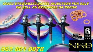 Isuzu Kb250 Injectors For Sale.