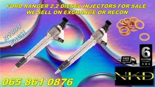 Ford Ranger 2.2 BK AND CK injectors for sale.