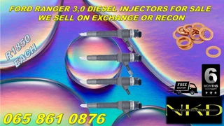 Ford Ranger 3.0 diesel injectors for sale on exchange or recon.