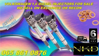 Volkswagen 1.6 Diesel injectors for sale.