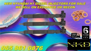 Hyundai H1 Delphi new injectors for sale.
