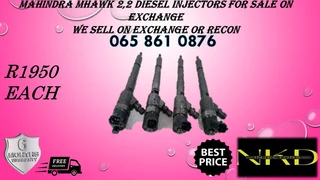 Mahindra Mhawk 2.2 Diesel Injectors For Sale On Exchange Or To Recon
