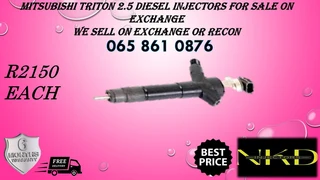 Mitsubishi Triton 2.5 Diesel Injectors For Sale O To Recon With Warranty