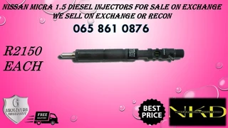Nissan Micra 1.5 Diesel Injectors For Sale On Exchange Or To Recon