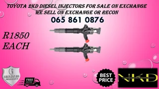 Toyota 2kd Diesel Injectors For Sale