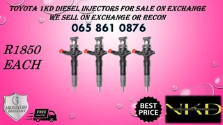 Toyota 1kd Diesel Injectors For Sale On Exchange