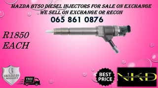 Mazda Bt50 Diesel Injectors For Sale Or To Recon With Warranty