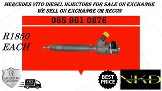Mercedes Benz Vito Diesel Injectors For Sale Or To Recon