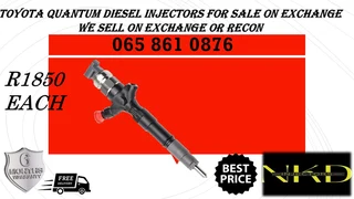 Toyota Quantum Diesel Injectors For Sale On Exchange Or To Recon