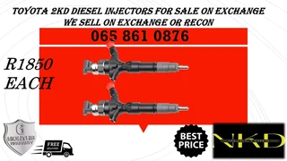 Toyota 2kd Diesel Injectors For Sale On Exchange