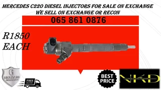 Mercedes C220 Diesel Injectors For Sale Or To Recon