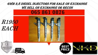 Gwm 2.8 Diesel Injectors For Sale On Exchange Or To Recon