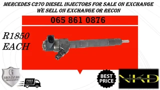 Mercedes C270 Diesel Injectors For Sale On Exchange Or To Recon