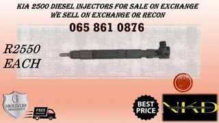 Kia 2500 Diesel Injectors For Sale Or To Recon