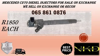 Mercedes C270 Diesel Injectors For Sale Or To Recon