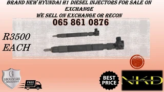 New Hyundai H1 Diesel Injectors For Sale Or To Recon