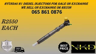 Hyundai H1 Diesel Injectors For Sale Or To Recon