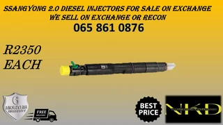Ssangyong 2.0 Diesel Injectors For Sale On Exchange With 6 Months Warranty