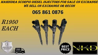 Mahindra Scorpio Diesel Injectors For Sale On Exchange With 6 Months Warranty
