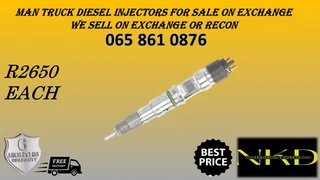 Man Truck Diesel Injectors For Sale Or To Recon