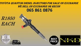 Toyota Quantum Diesel Injectors For Sale On Exchange Or To Recon