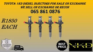 Toyota 1kd Diesel Injectors For Sale Or To Recon