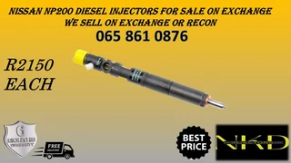 Nissan Np200 Dieselinjectors For Sale On Exchange Or To Recon