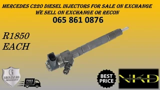 Mercedes C220 Diesel Injectors For Sale Or To Recon