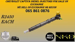 Chevrolet Captiva Diesel Injectors For Sale On Exchange With 6 Months Warranty