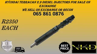 Hyundai Terrican 2.9 Diesel Injectors For Sale On Exchange