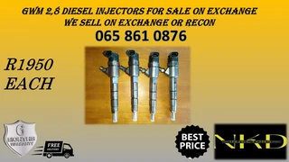 Gwm 2.8 Diesel Injectors For Sale On Exchange Or To Recon