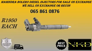 Mahindra Bolero Diesel Injectors For Sale On Exchange Or To Recon With Warranty