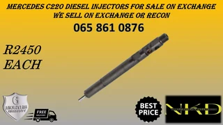 Mercedes C220 Diesel Injectors For Sale On Exchange Or To Recon With Warranty