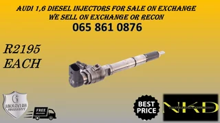 Audi 1.6 Diesel Injectors For Sale Or To Recon