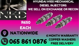 Hyundai H100 Diesel Injectors For Sale