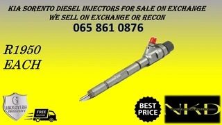 Kia Sorento Diesel Injectors For Sale Or To Recon