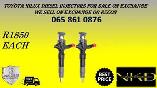 Toyota Hilux Diesel Injectors For Sale On Exchange Or To Recon With Warranty
