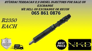 Hyundai Terrican 2.9 Diesel  Injectors For Sale On Exchange