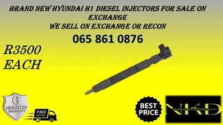 New Hyundai H1 Diesel Injectors For Sale Or To Recon