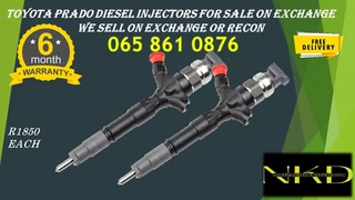 Toyota Prado Injectors For Sale On Exchange Or To Recon