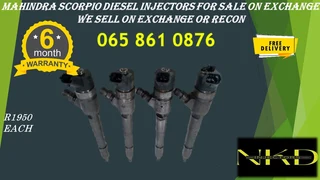 Mahindra Scorpio Diesel Injectors For Sale Or Recon With Warranty