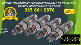 Hyundai H100 Diesel Injectors For Sale Or Recon With 6 Months Warranty