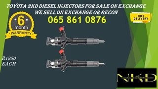 Toyota 2kd Diesel Injectors For Sale On Exchange Or Recon
