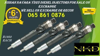 Nissan Navara Yd25 Diesel Injectors For Sale Or Recon